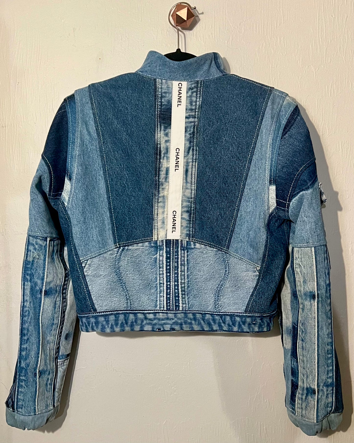 Handmade Patchwork Denim Jacket