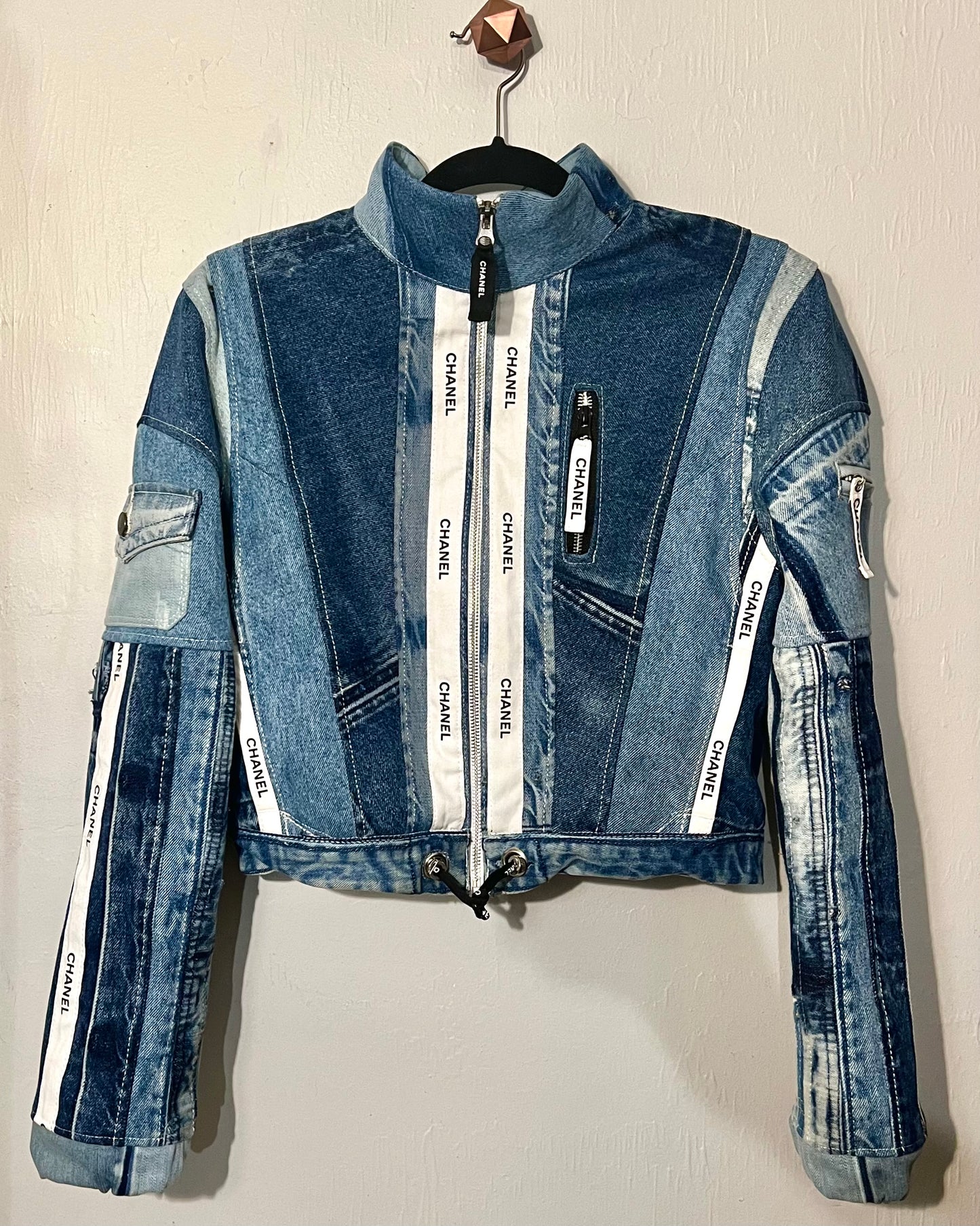 Handmade Patchwork Denim Jacket